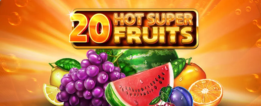 Spin the reels with 20 Hot Super Fruits at Joe Fortune! Expanding Wilds, Respins, and a Gamble feature make this a juicy adventure.