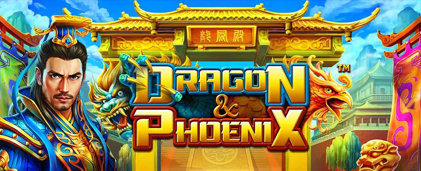 Embark on a royal adventure with Dragon & Phoenix, featuring Royal Couple Wilds, Money Tree Scatters, and thrilling expanding wins up to 8,000x.